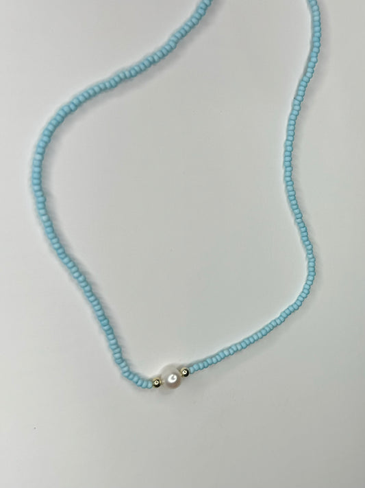 Aqua necklace